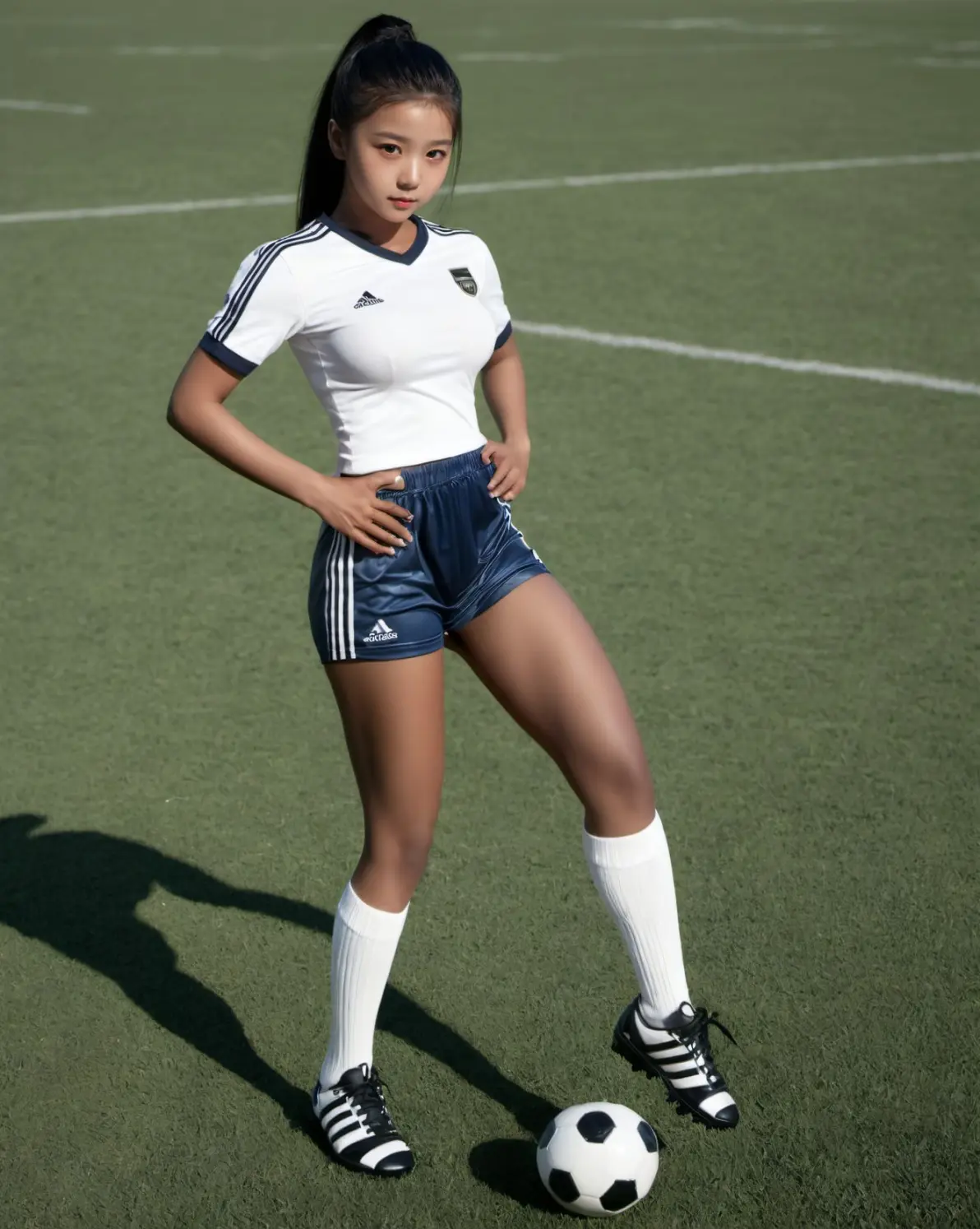 女足球员集中训练备战国内赛事，精神状态良好